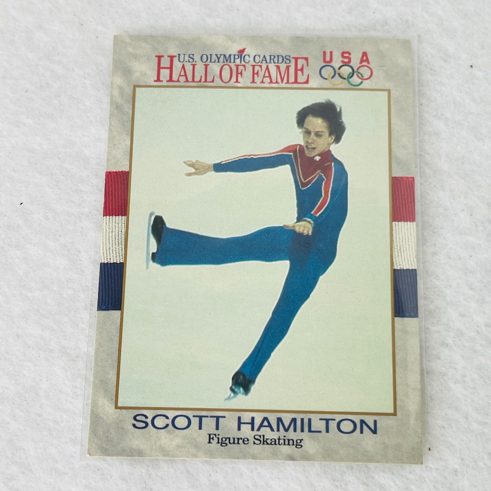 1991 Impel U.S. Olympic Hall of Fame Scott Hamilton Figure Skating Card #46